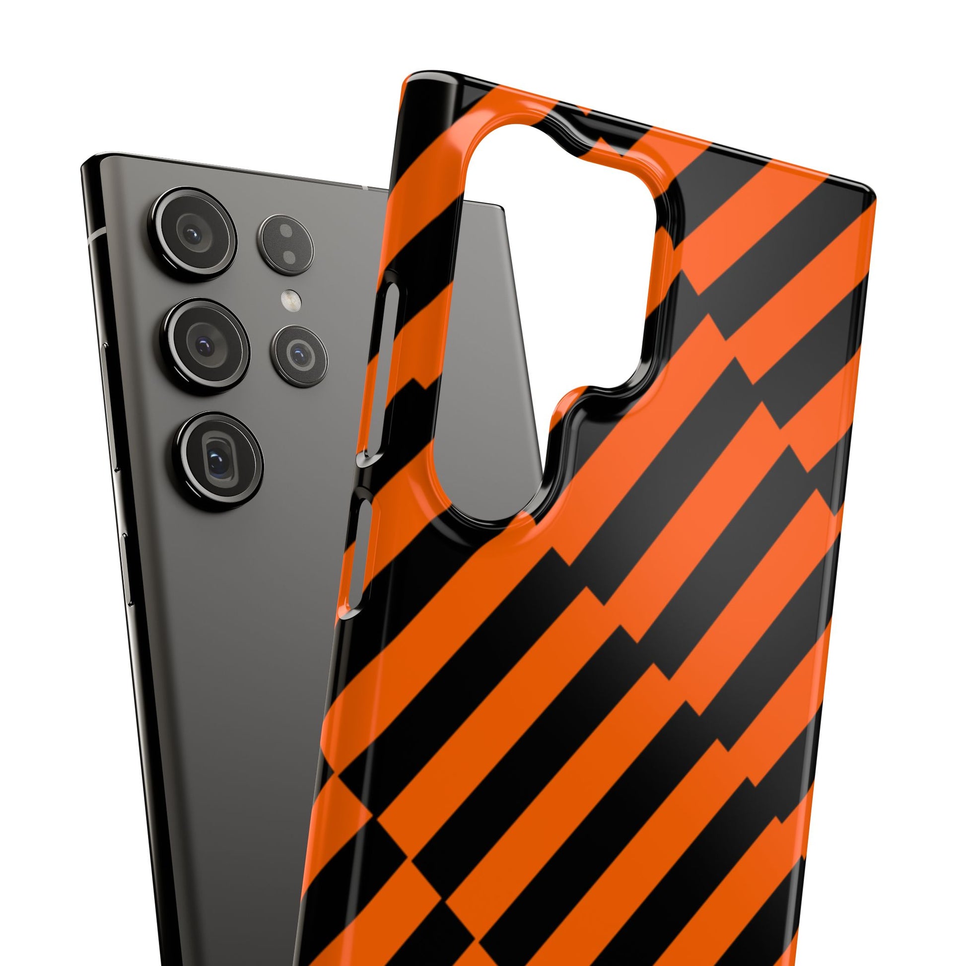Pumpkin Stripes Snap Case