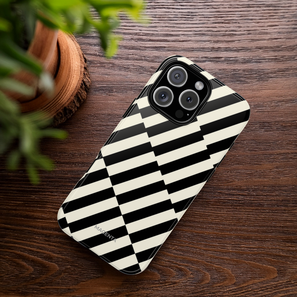Black & White Crosswalk Tough Case