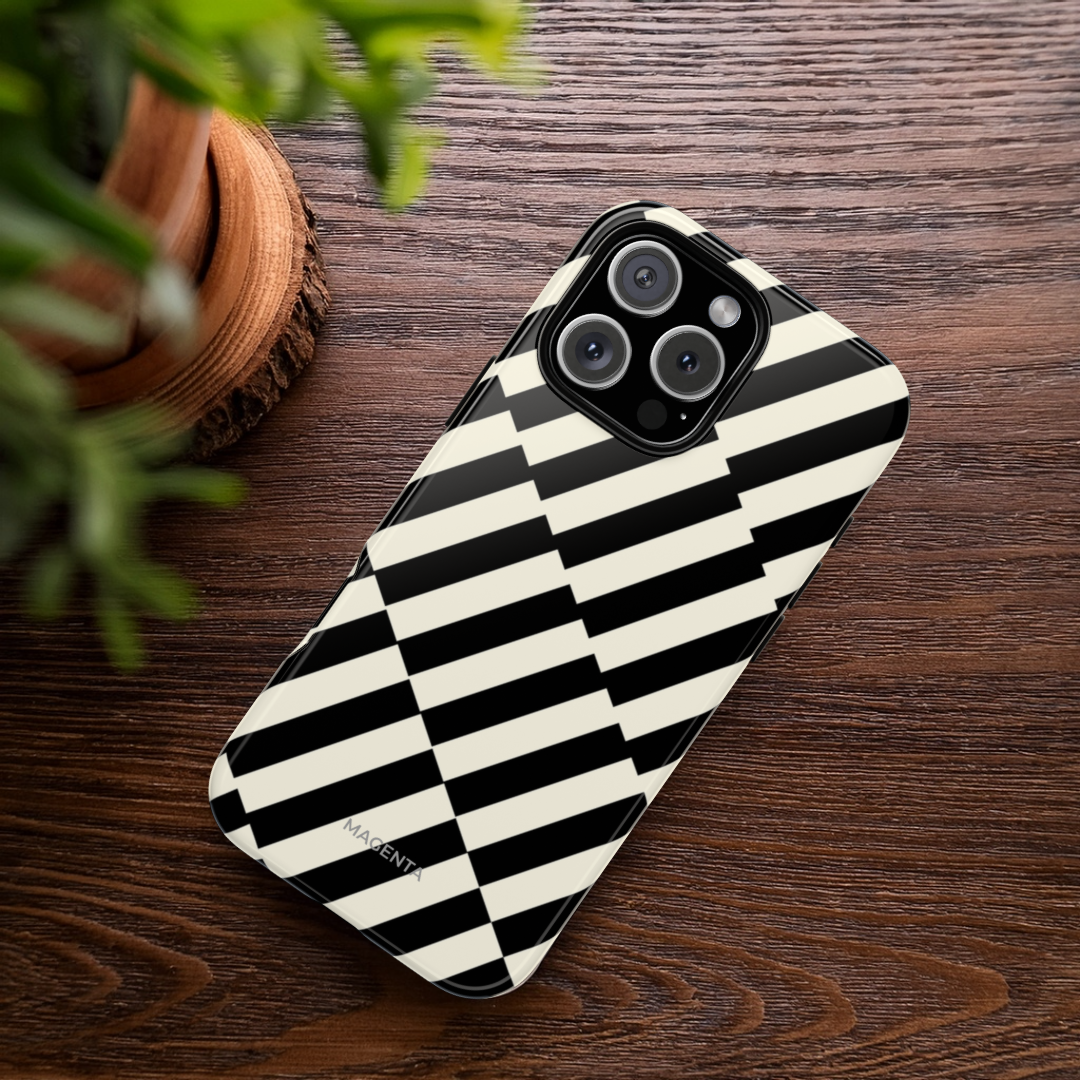 Black & White Crosswalk Tough Case
